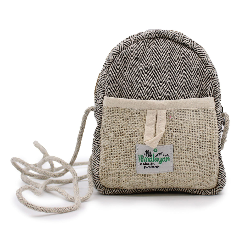 Mobile Hemp Bag with String - Random Colour – view 10