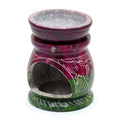 Small Soapstone Oil Burner 8cm - Om & Elephant