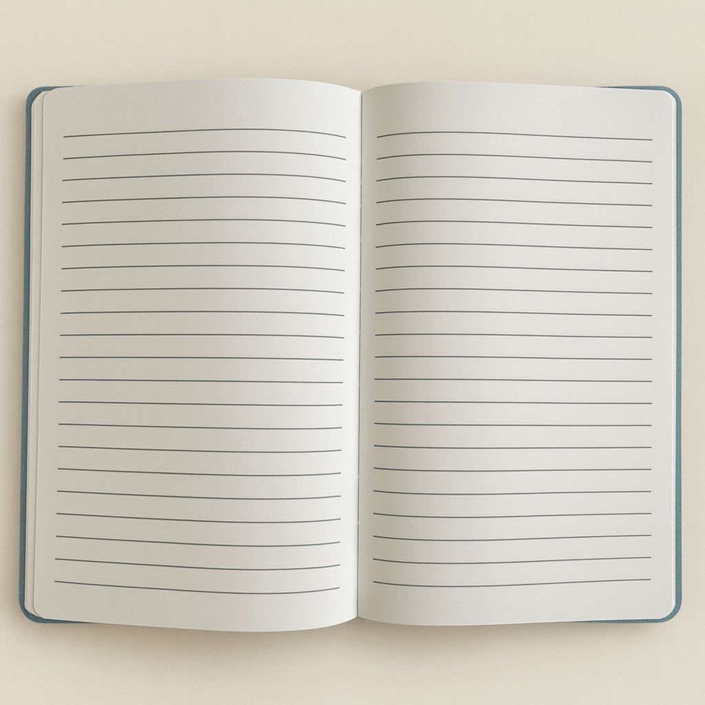 Dark Blue Velvet Notebook, Stay Wild Moon Child, 80 Pages – view 2