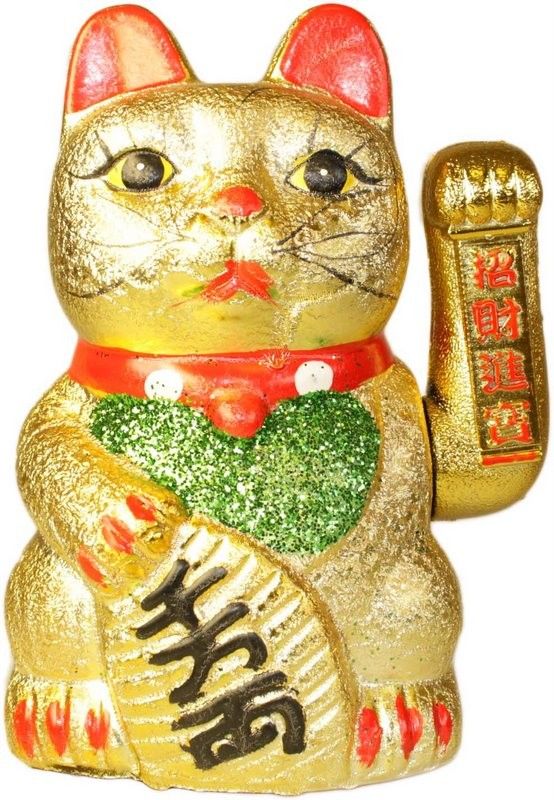 Classic Waving Money Cat, Battery-Operated – view 2