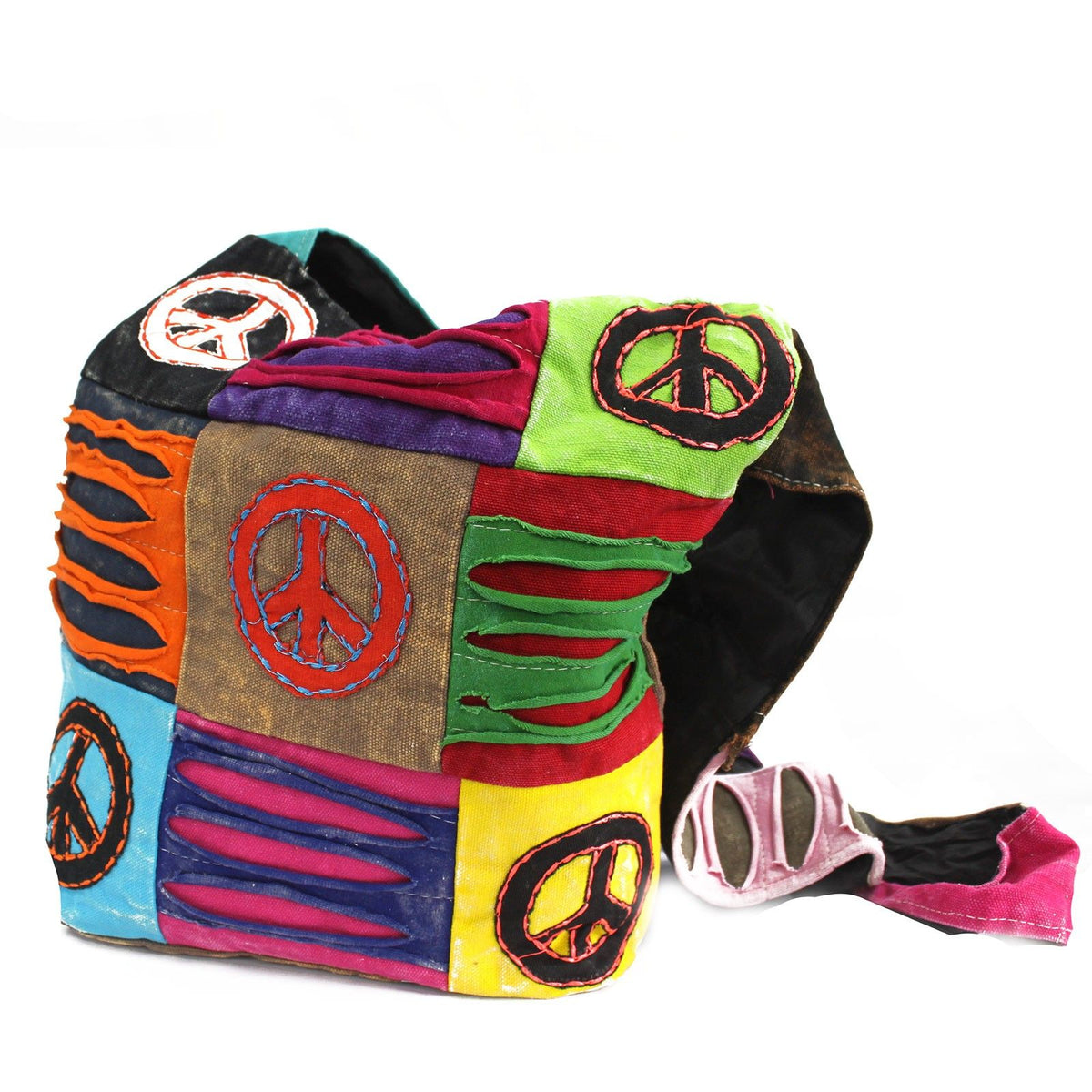 Ethnic Sling Bag - Sand Peace Print – view 2