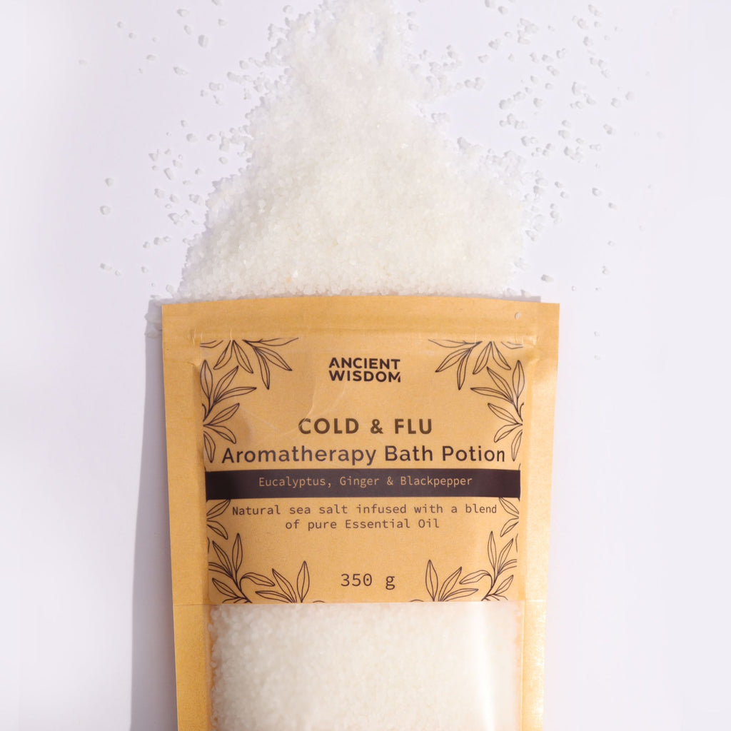 Eucalyptus, Ginger & Black Pepper Bath Salts, 350g