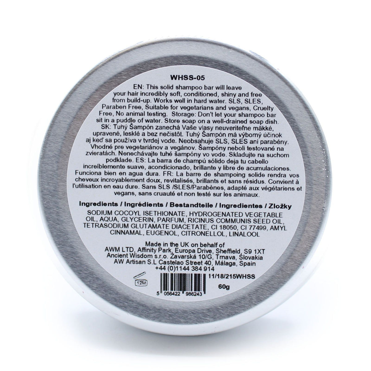 Wild Hare Solid Shampoo Bar 60g - Cherry Bonbon – view 5