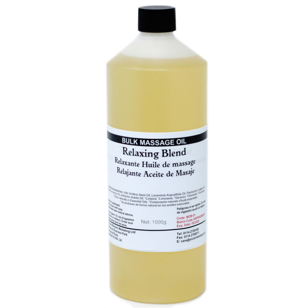 Relaxing 1kg Massage Oil with Lavender and Chamomile – view 2