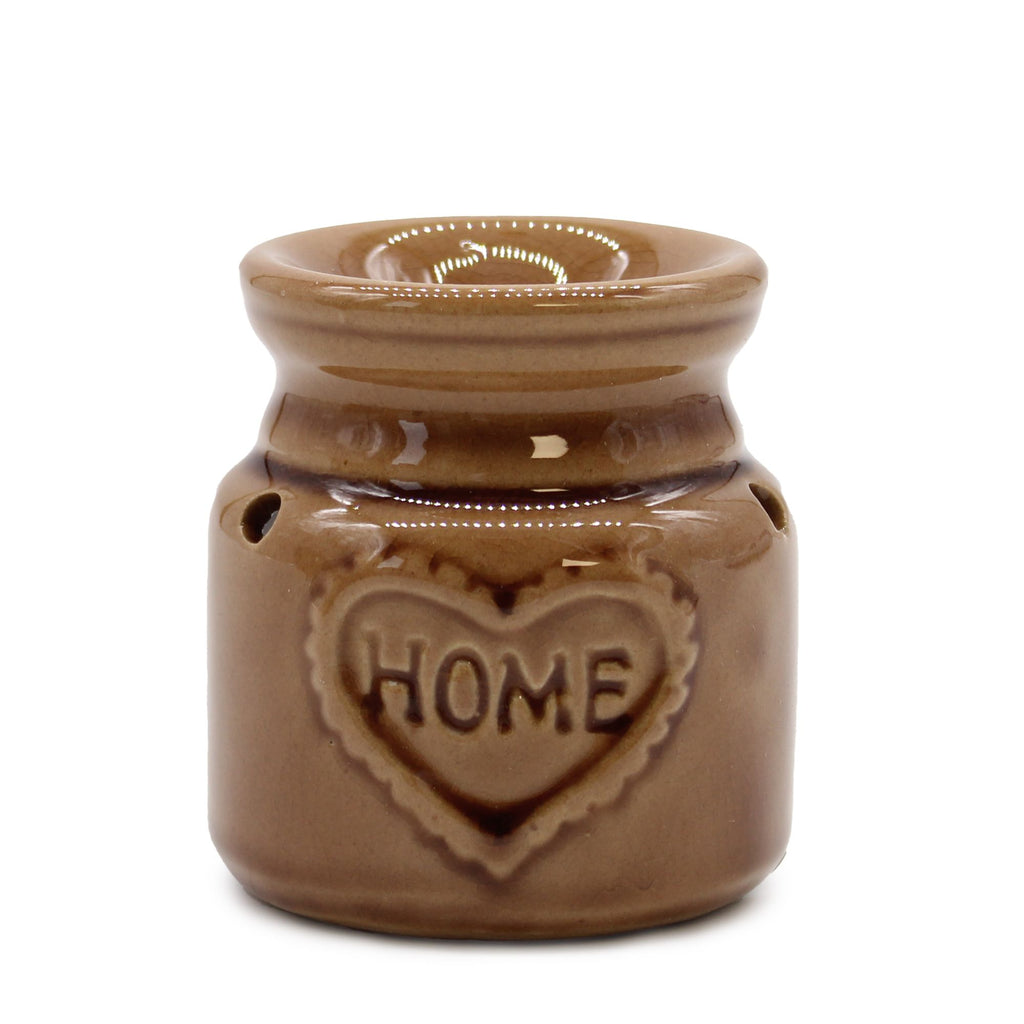 Small Ceramic Oil Burner - Grey Finish – view 3