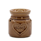 Small Ceramic Oil Burner - Grey Finish – view 3