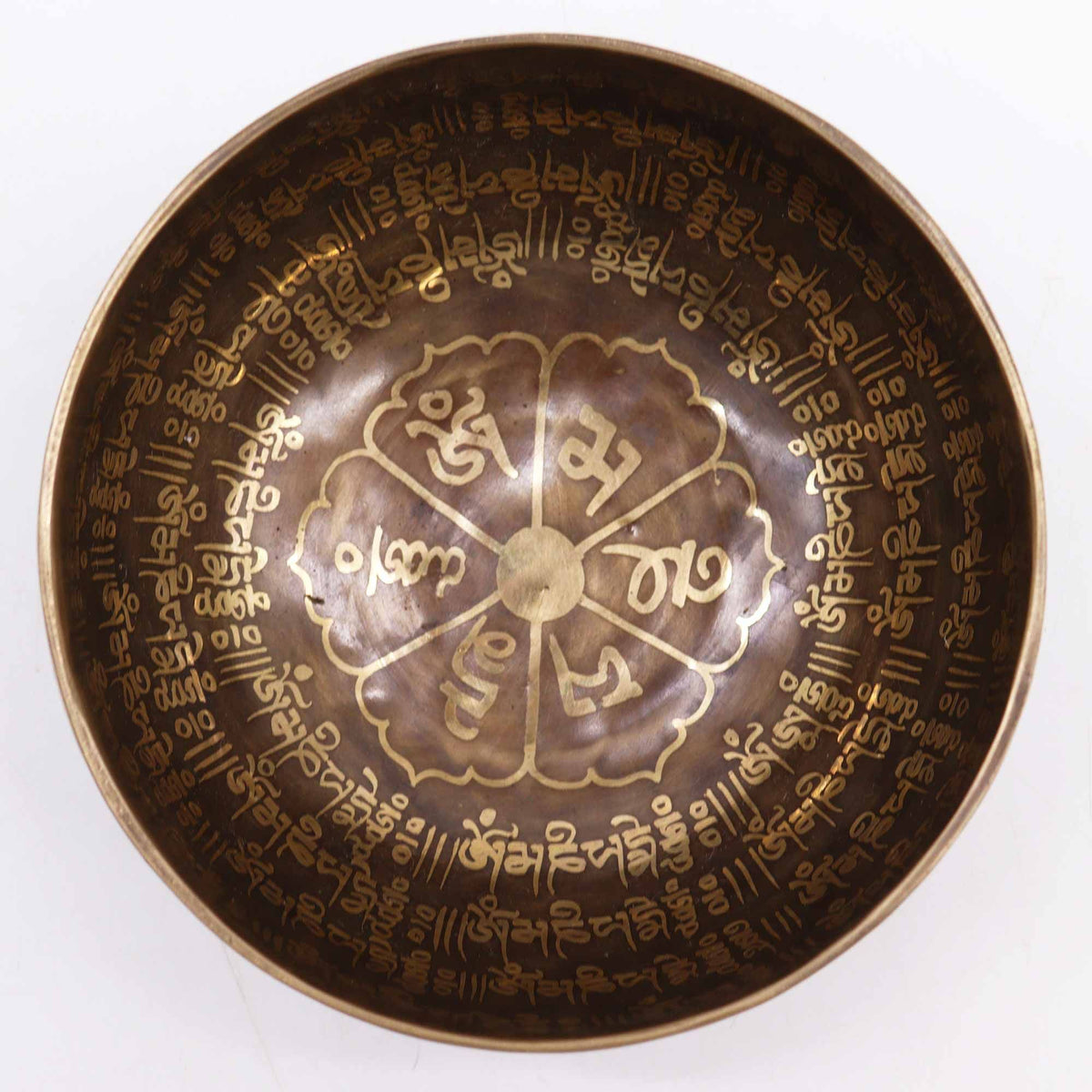 Tibetan Engraved Singing Bowl - Mantra (16cm) – view 2