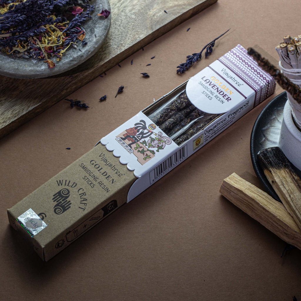 Golden Lavender Smudging Resin Sticks - 30g – view 6