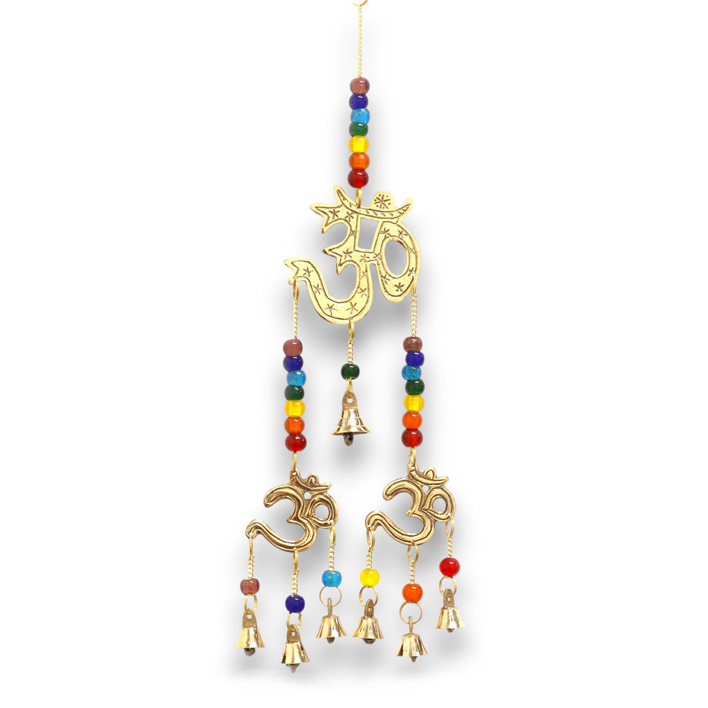 Brass Om Wind Chime - 7 Bells, 9.5x32cm – view 2