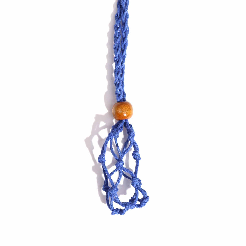 Waxed Cotton Necklace Cord 45cm - Navy – view 3