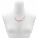 Rose Quartz Longstone Gemstone Necklace