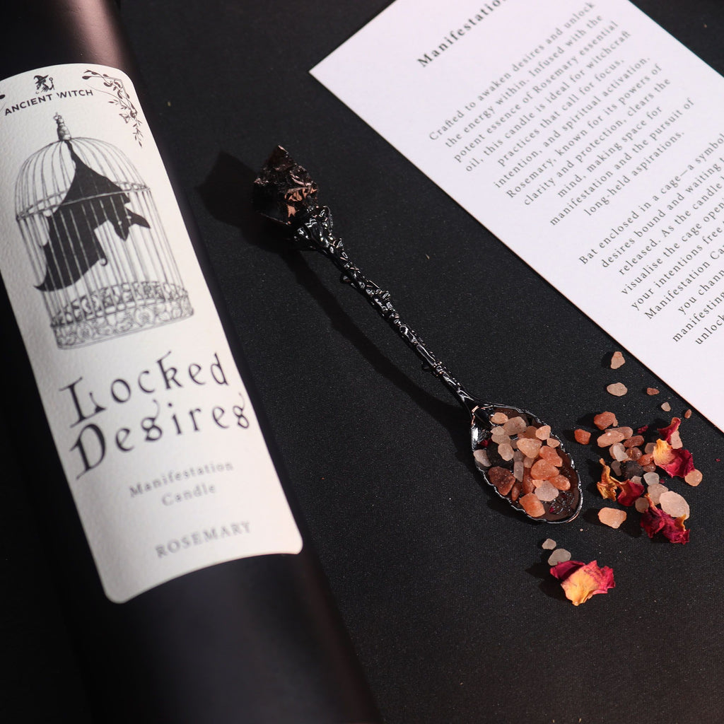 Ancient Witch Locked Desires Ritual Candle - Rosemary – view 4