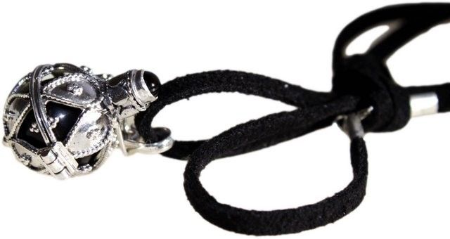 Silver Angel Bell Necklace - Darkness - 16mm – view 5