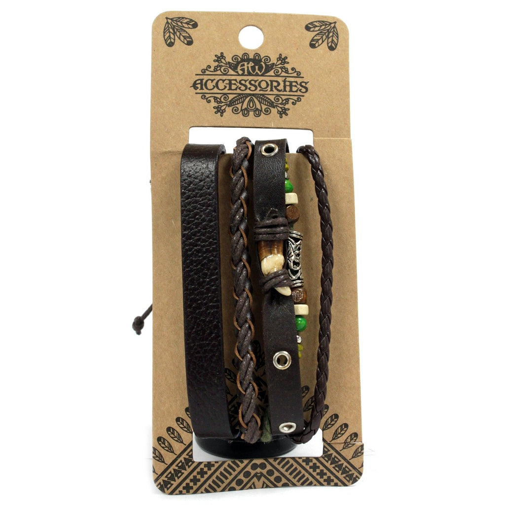 Men's Bracelet Set - Dark & Handsome, 4 Pieces – view 3