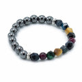 Faceted Gemstone Bracelet - Rainbow Mix
