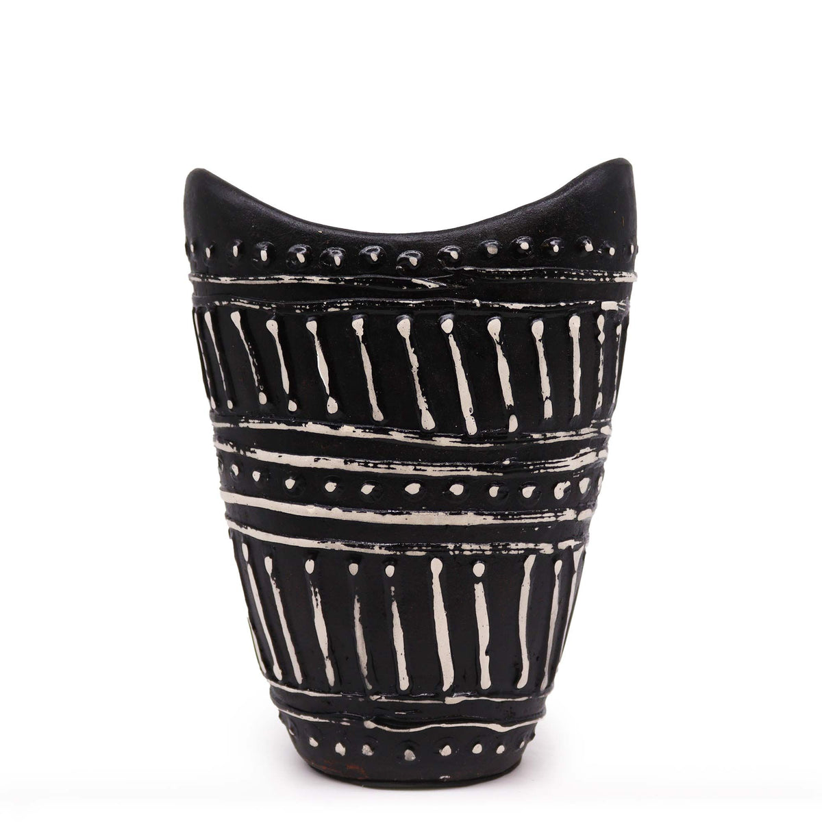 Swirls Shaped Vase - Chocolate – view 4