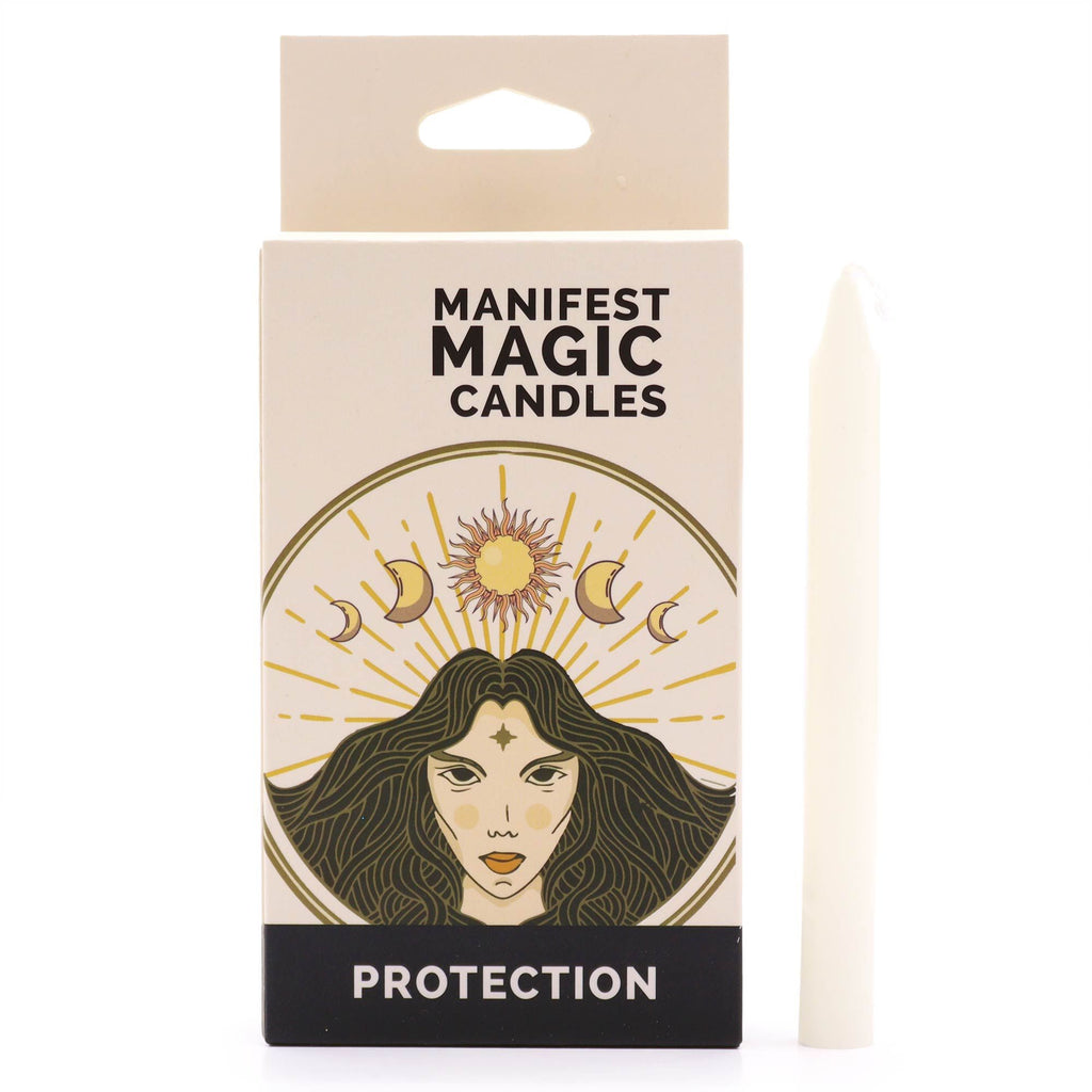 Manifest Magic Candles Pack of 12 - Ivory Protection – view 2