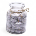 Large Wood Heart Decoration, Lavender