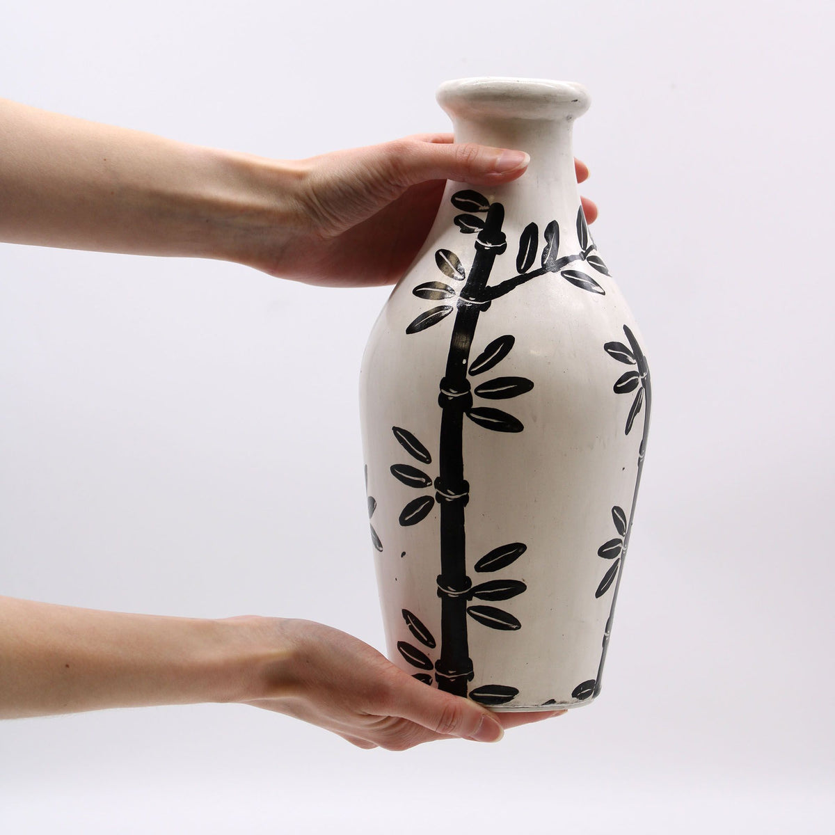 Bamboo Motif Shaped Vase - Natural – view 5