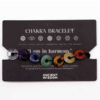 Chakra String Bracelet - Mini Gemstone Donuts