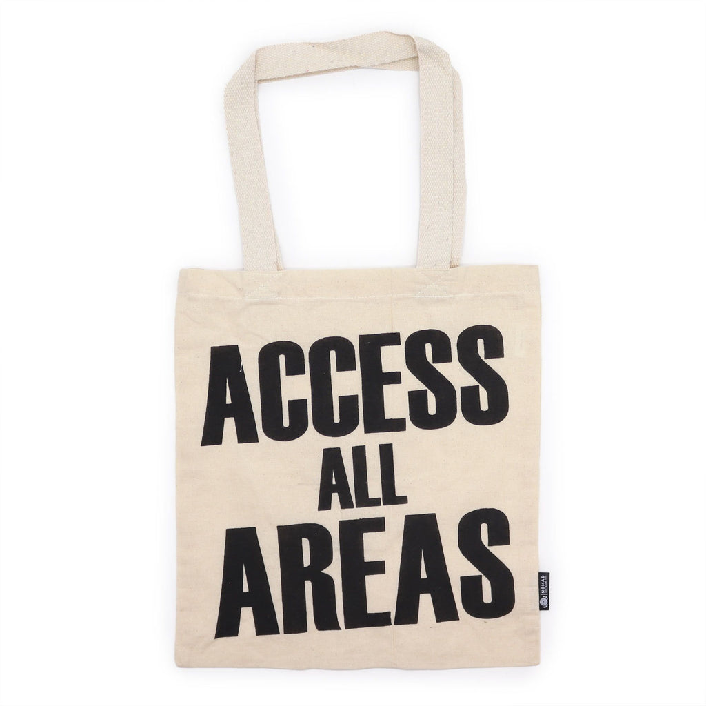 Access All Areas Cotton Tote Bag - Natural – view 2