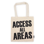 Access All Areas Cotton Tote Bag - Natural – view 2