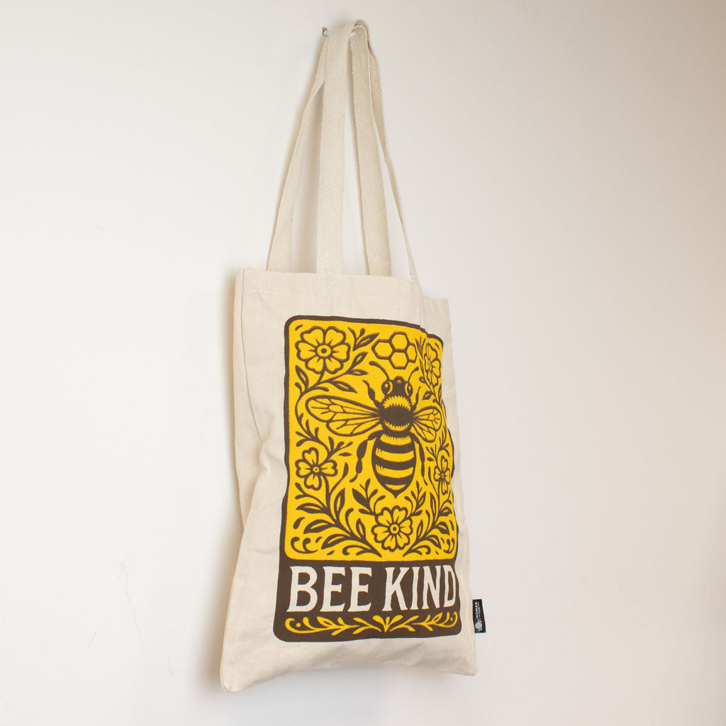 Nomad Sari Toni Tote Bag - Bee Kind - Natural – view 4