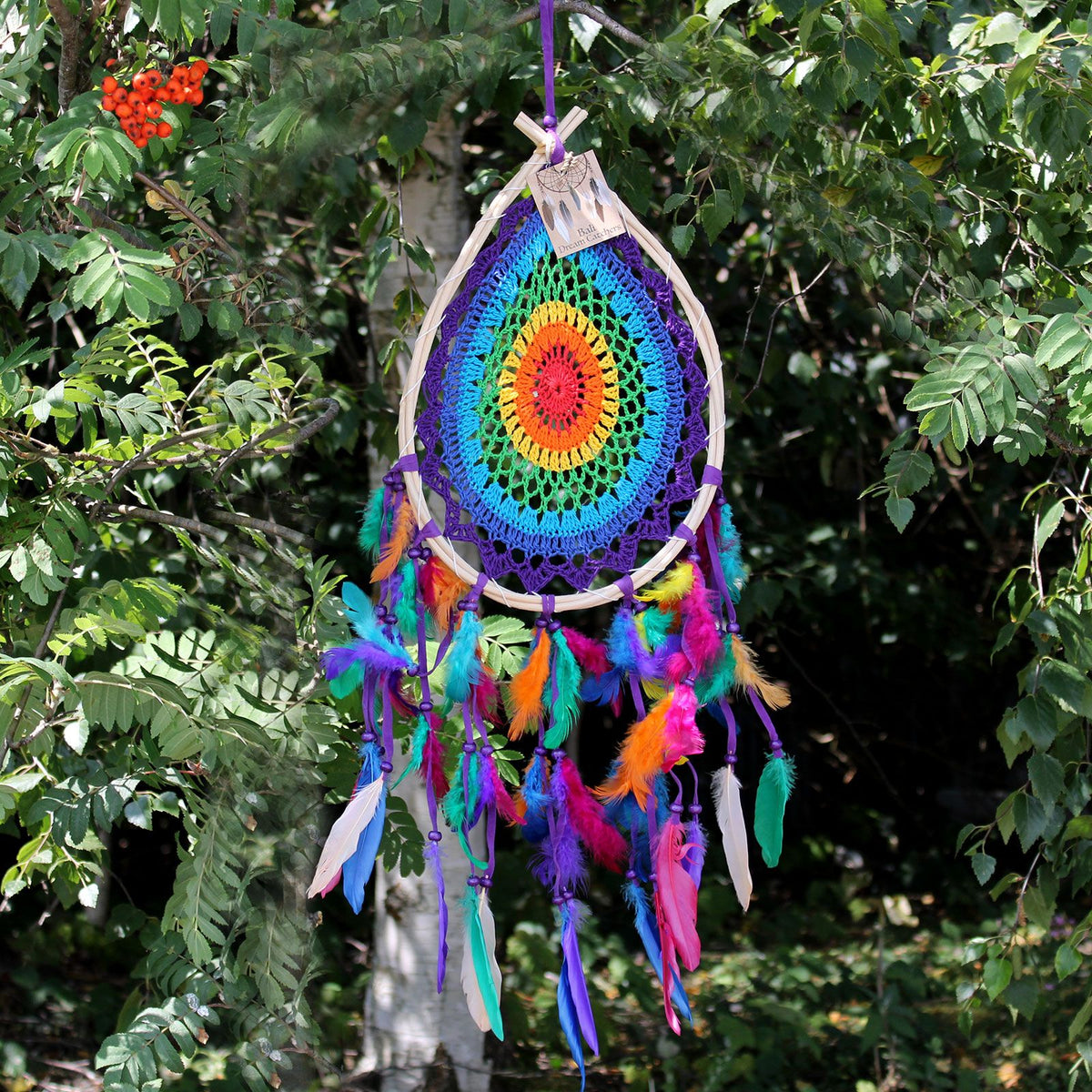 Bali Dreamcatcher - Large Multi Teardrop – view 2