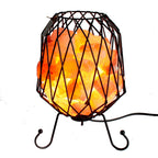 Mesh Salt Rock Brazier Lamp – view 5