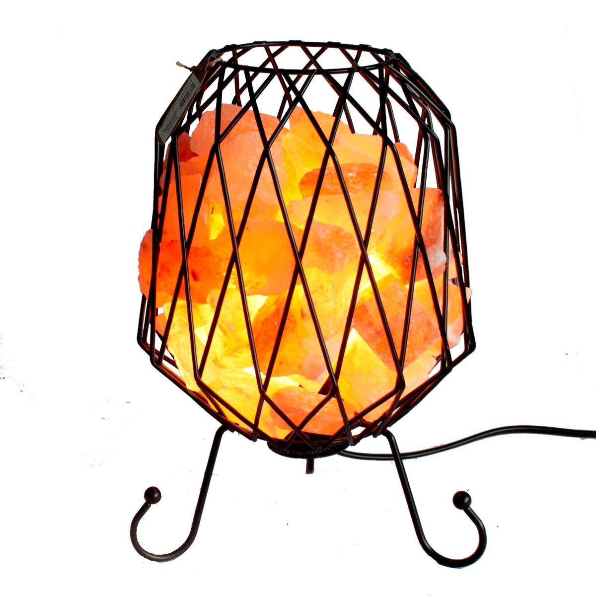 Mesh Salt Rock Brazier Lamp – view 5