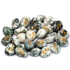 Tree Agate Rune Stone Set in Cotton Pouch – view 2