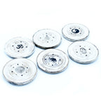 Whitewashed Mango Wood Incense Holder - Cone and Disc