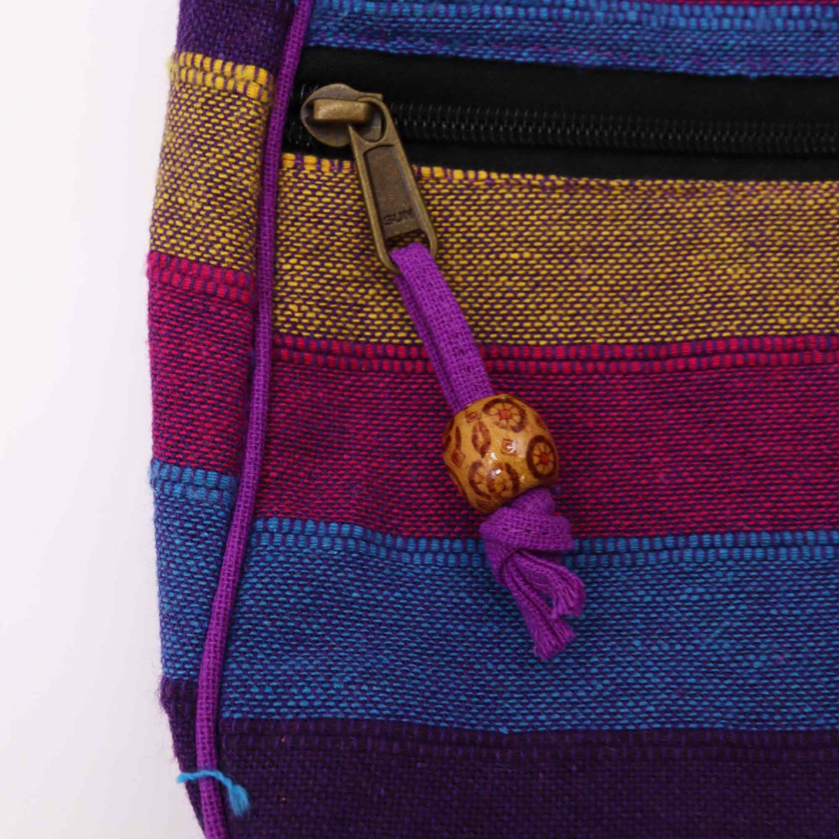 Large Nepal Sling Bag - Wild Flowers Print, Adjustable Strap – view 2