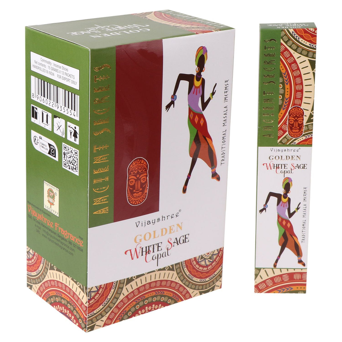 Golden Copal and White Sage Incense Sticks (15g) – view 2
