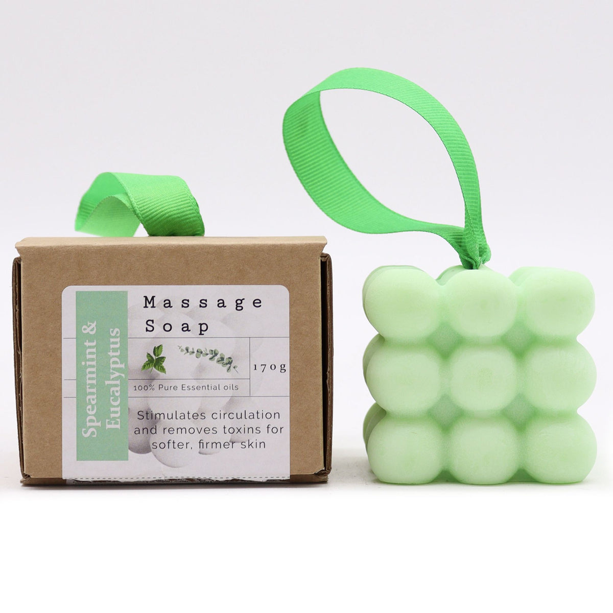Boxed Massage Soap - Spearmint & Eucalyptus