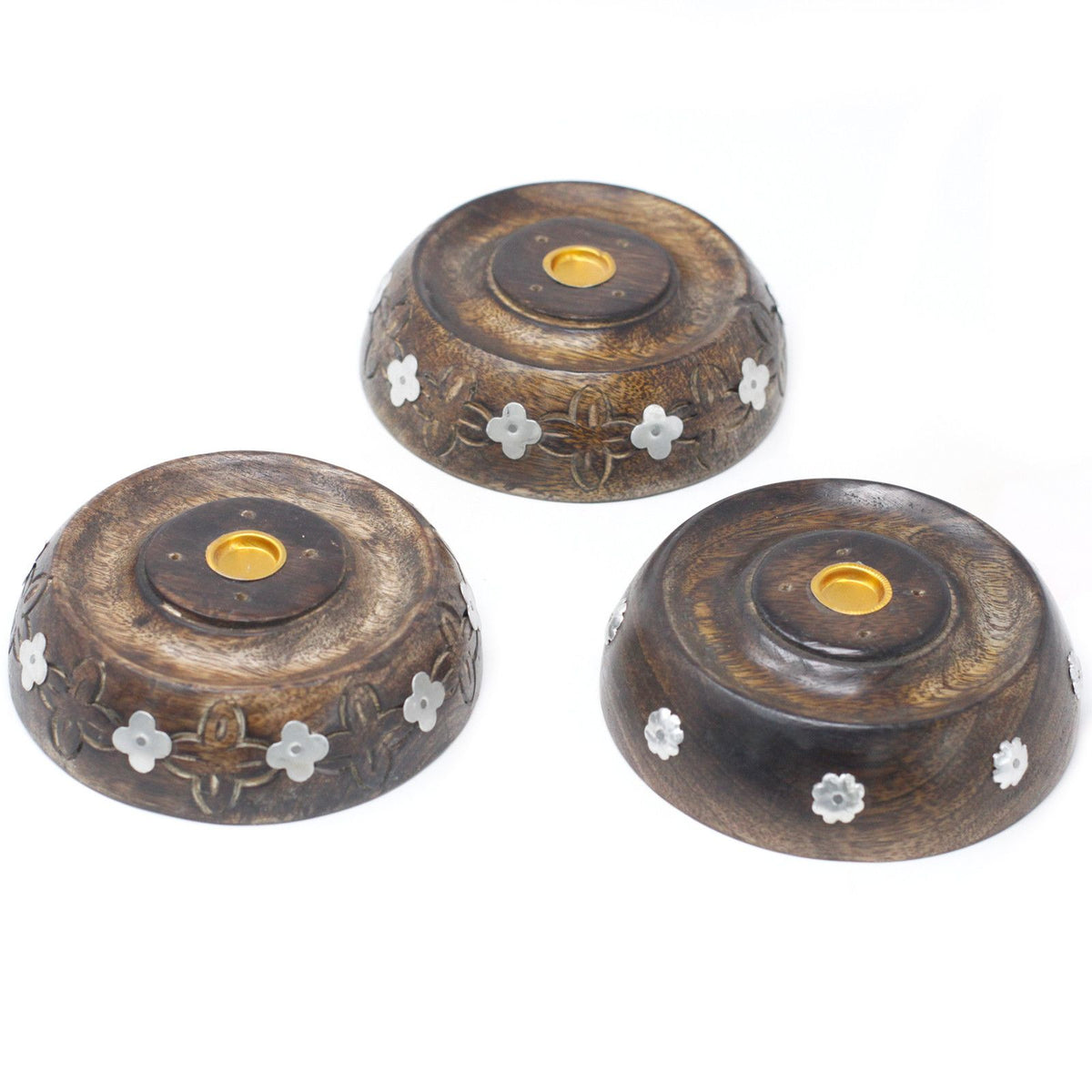 Mango Wood Cone and Stick Burner, Assorted Design – view 2
