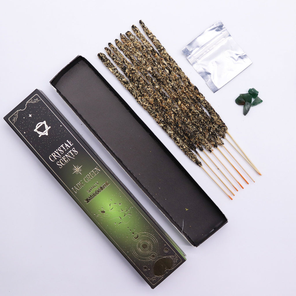 Jade Crystal Scents Smudge Incense Sticks - Spicy – view 2