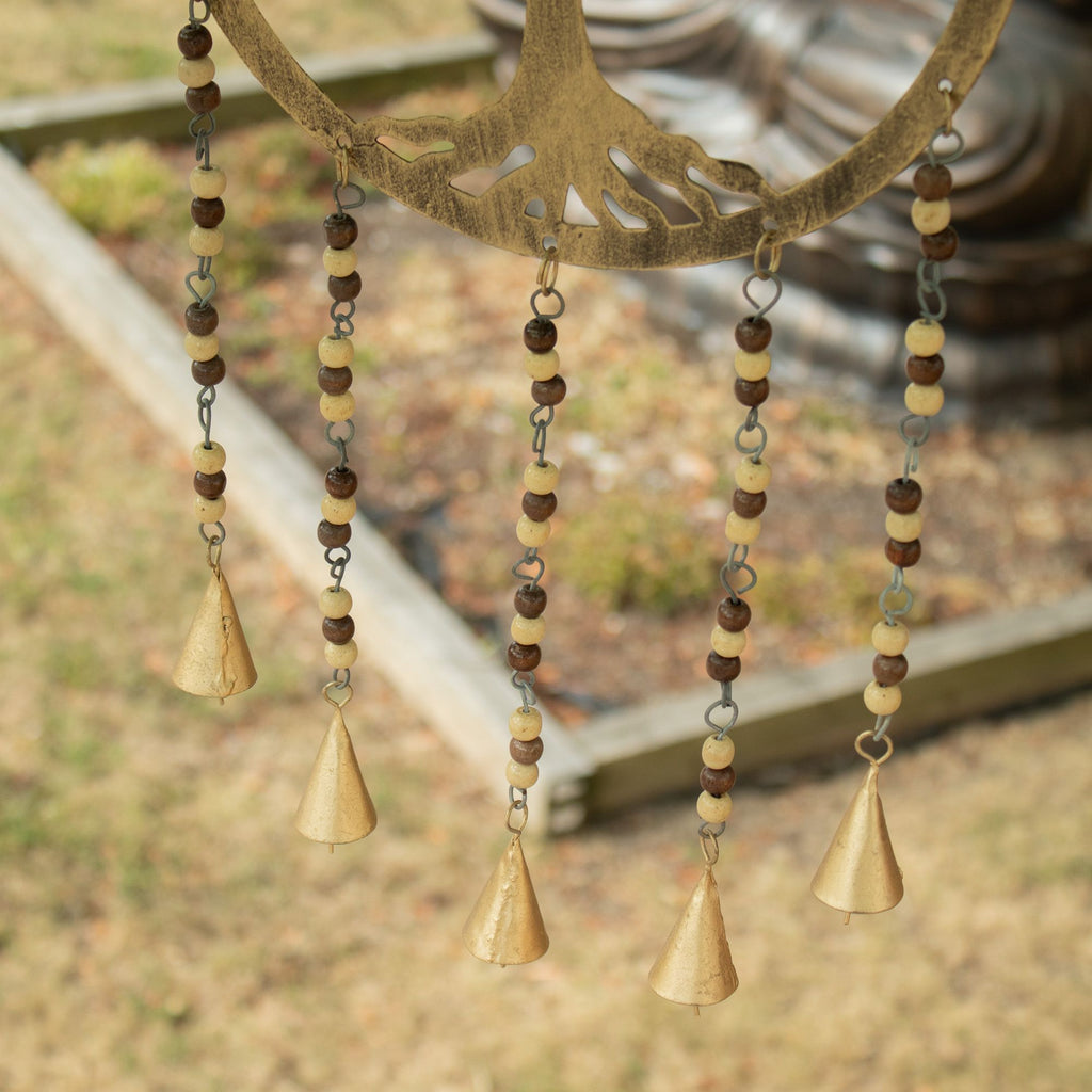 Large Tree of Life Bell Wind Chime, 25cm – view 7