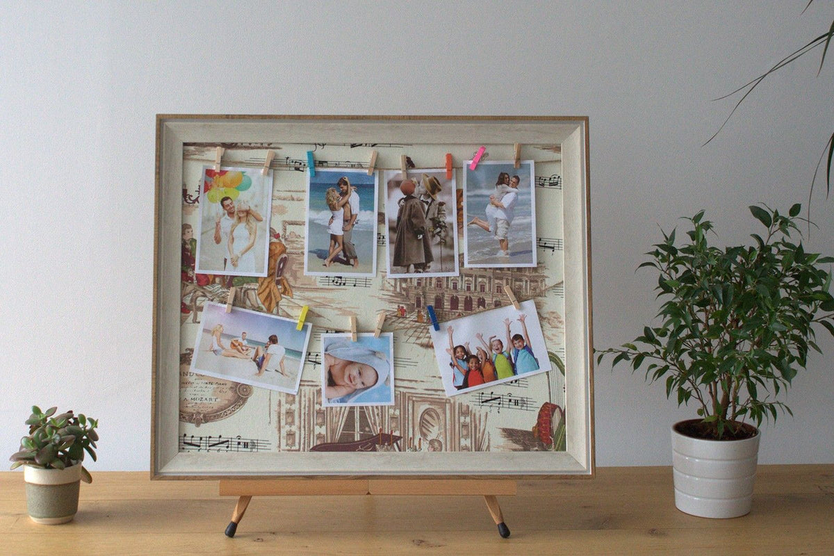 Large DIY Peg Photo Frame - Mozart Design