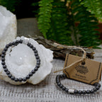 Magnetic Rock Quartz Gemstone Bracelet