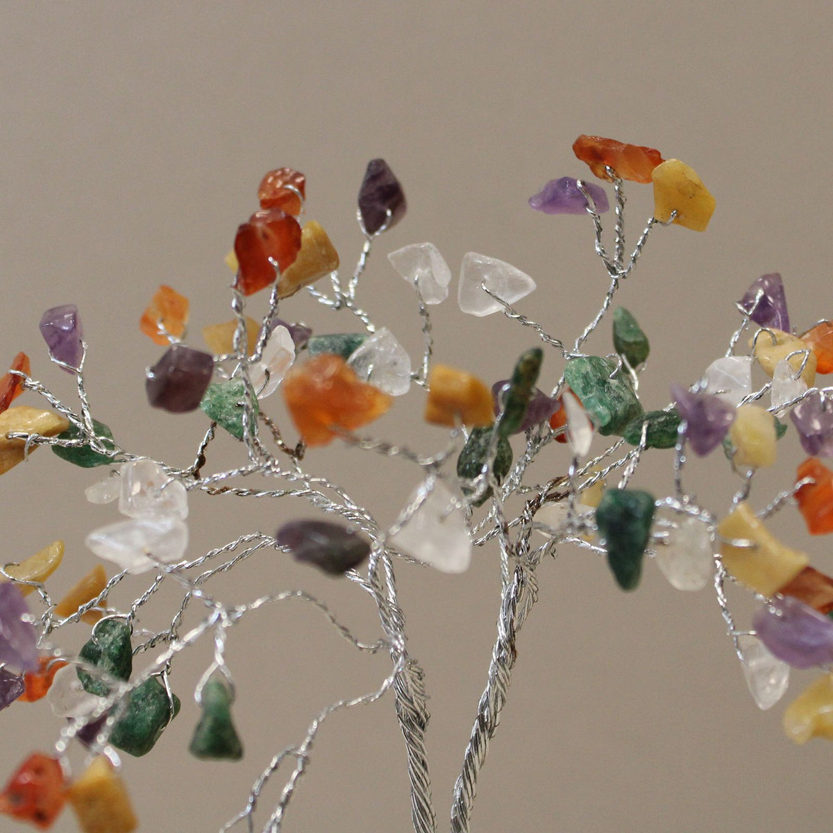 Multi Gemstone Tree with Orgonite Base - 80 Stone – view 2