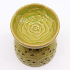 Tree of Life Ceramic Oil Burner - Lime – view 2