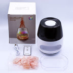 Salt Stone Flame-Effect USB Aroma Diffuser with Timer – view 2