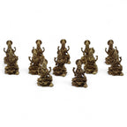 Brass Laxmi Miniature Statue - 30mm – view 8