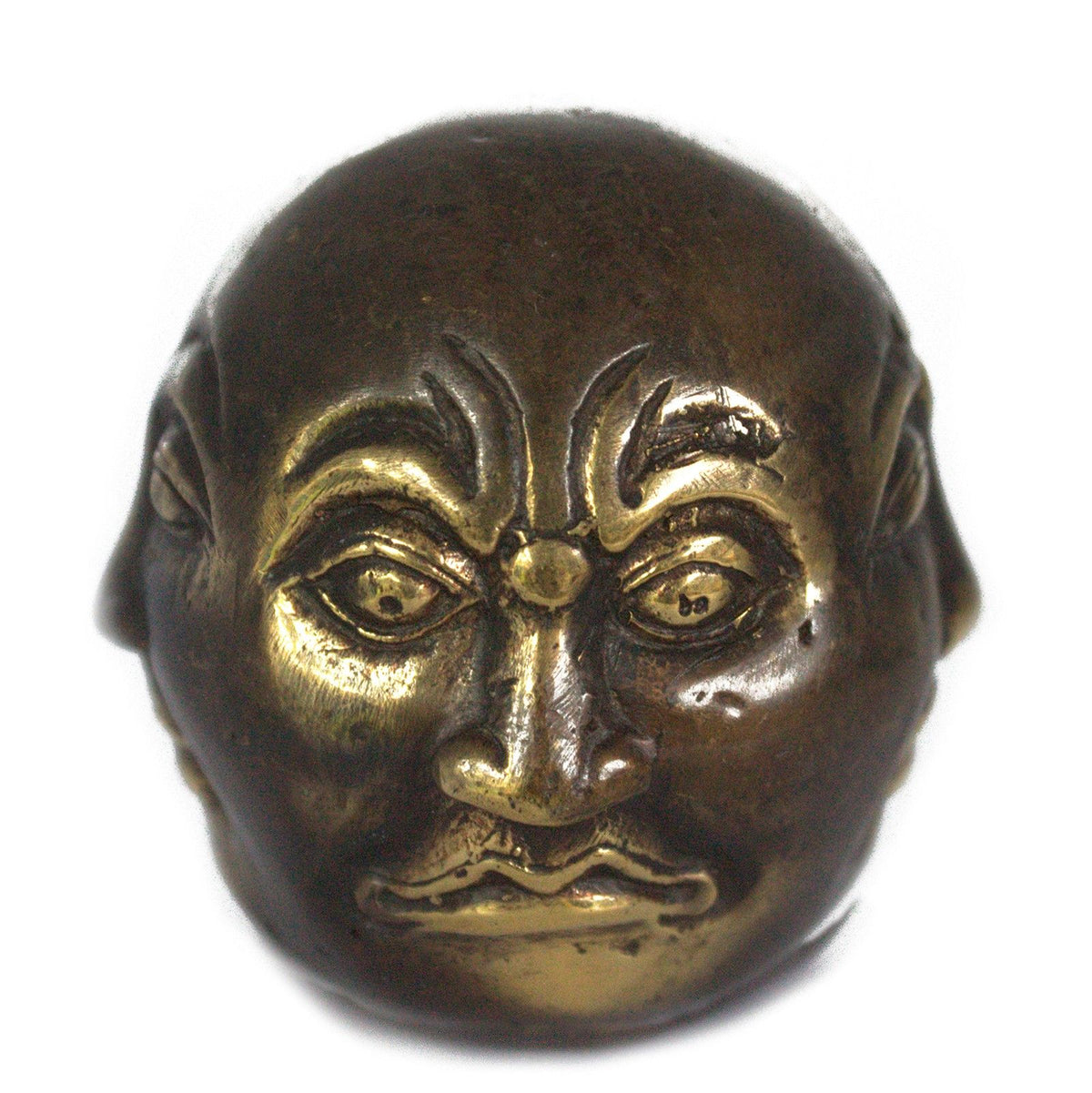 Four-Faced Buddha Statue – Brass, 6 cm