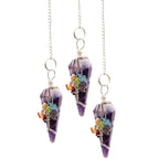 Magic Pendulum - Seven Chakra Amethyst