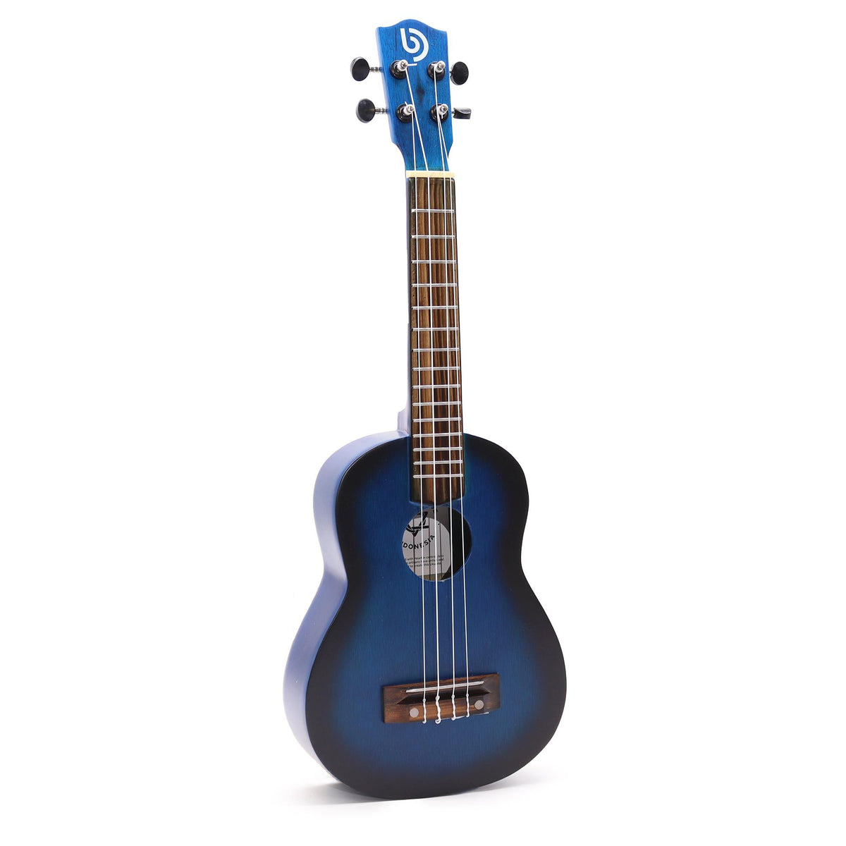 Decorative Ukulele in Blue Sunburst Finish, 4 String – view 4