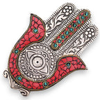 Red & Green Small Hamsa Incense Holder 13x5.5cm – view 3