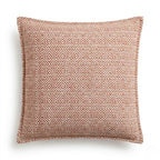 Burgundy Squares Cushion Cover, 45x45cm – view 3