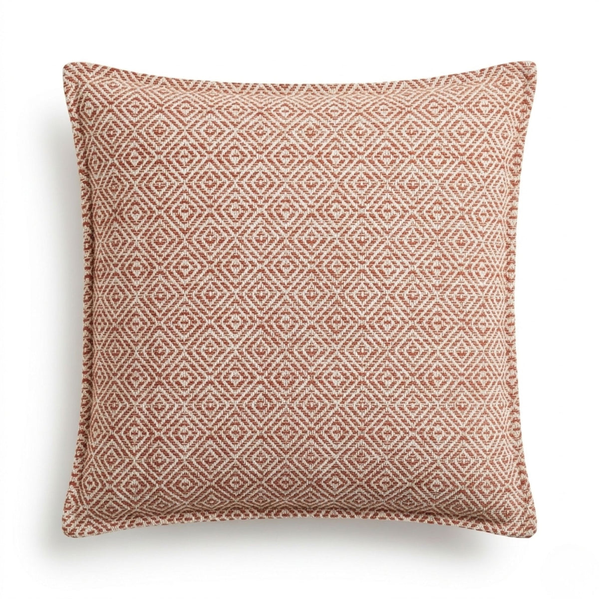 Burgundy Squares Cushion Cover, 45x45cm – view 3
